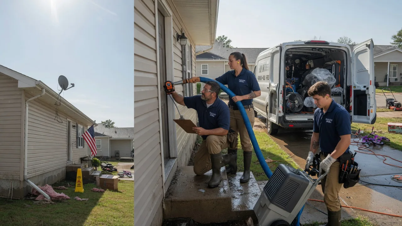 Ceiling Water Damage Restoration in Hallsboro, NC near me